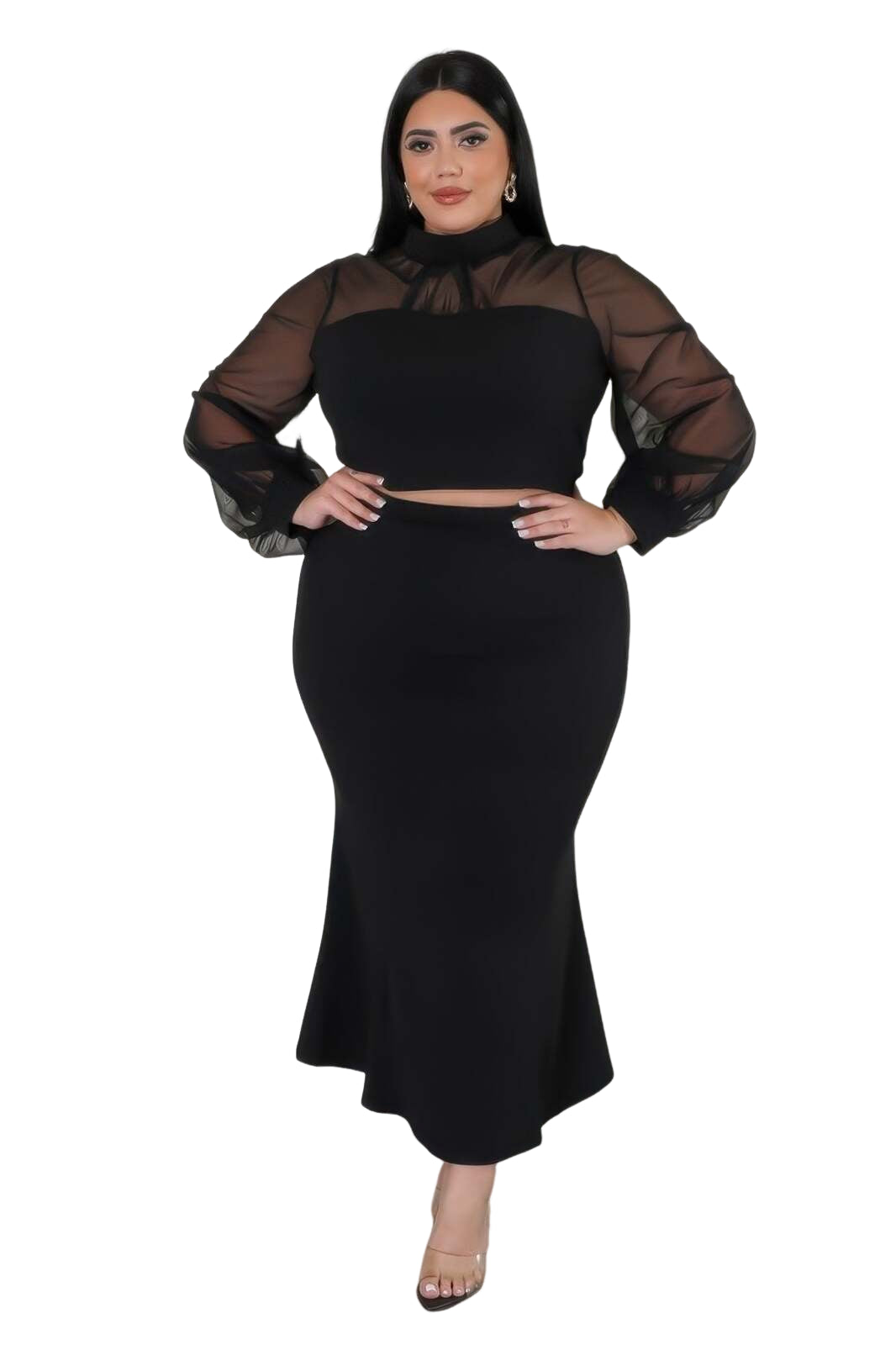 Stretch Skirt Set