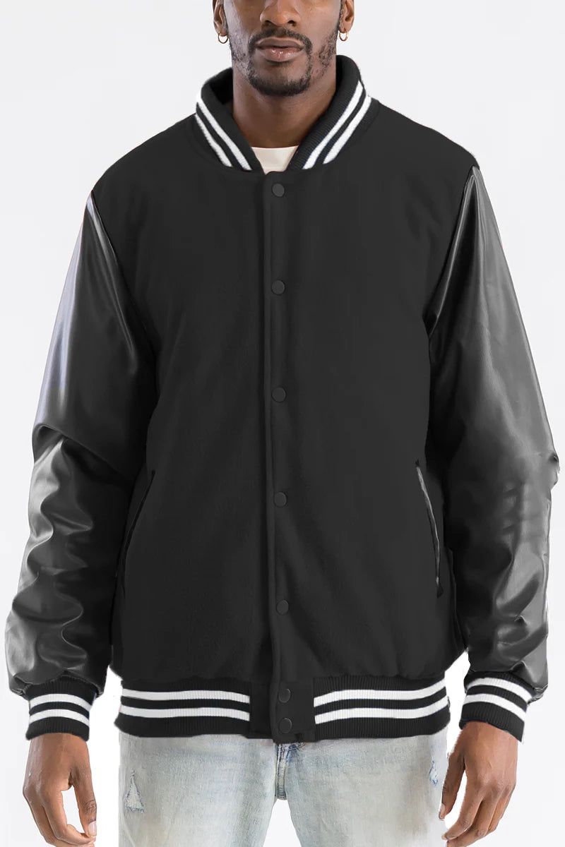 Melton Letterman Jacket - PureLove Designs LLC