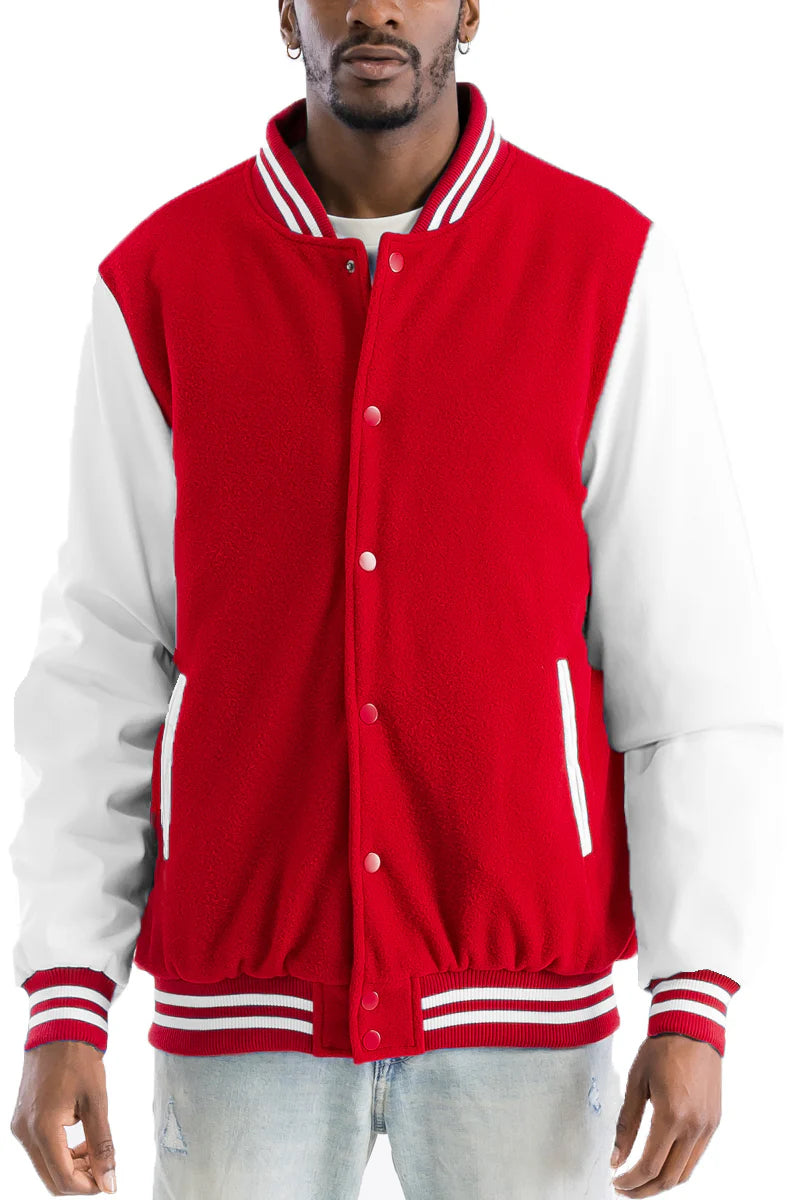 Melton Letterman Jacket - PureLove Designs LLC