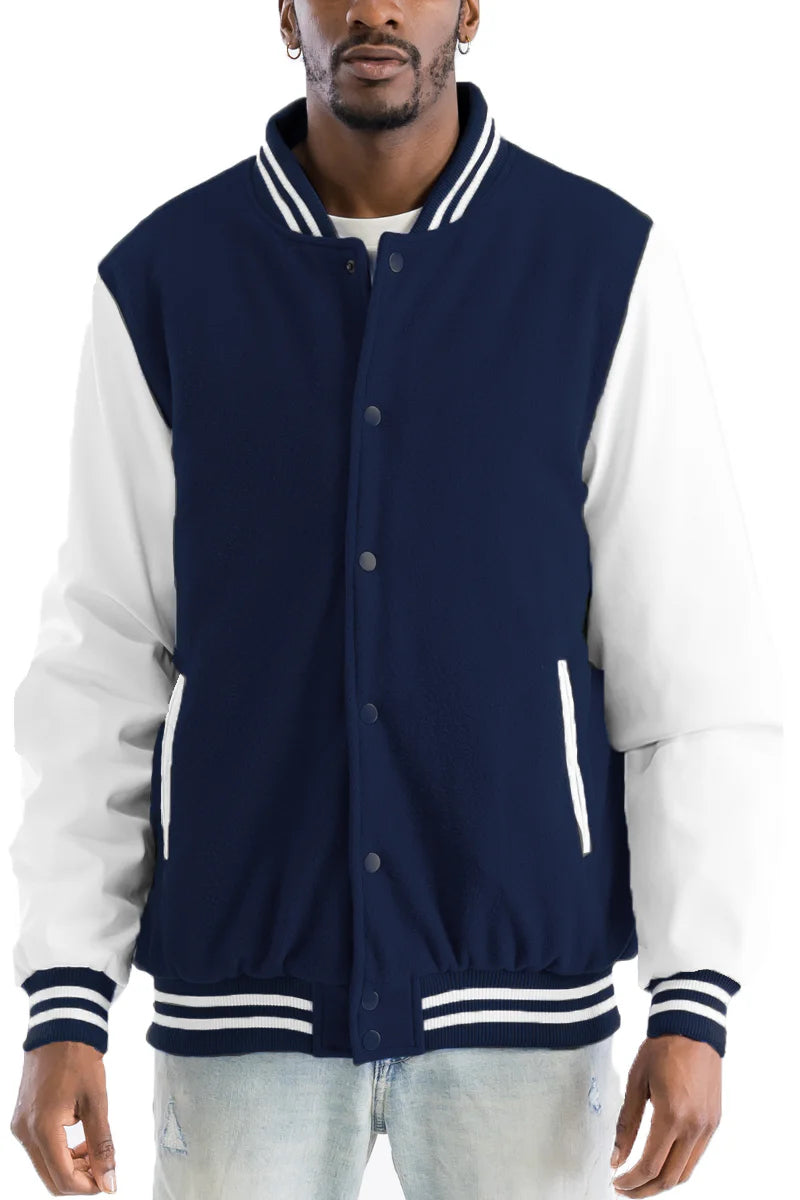 Melton Letterman Jacket - PureLove Designs LLC
