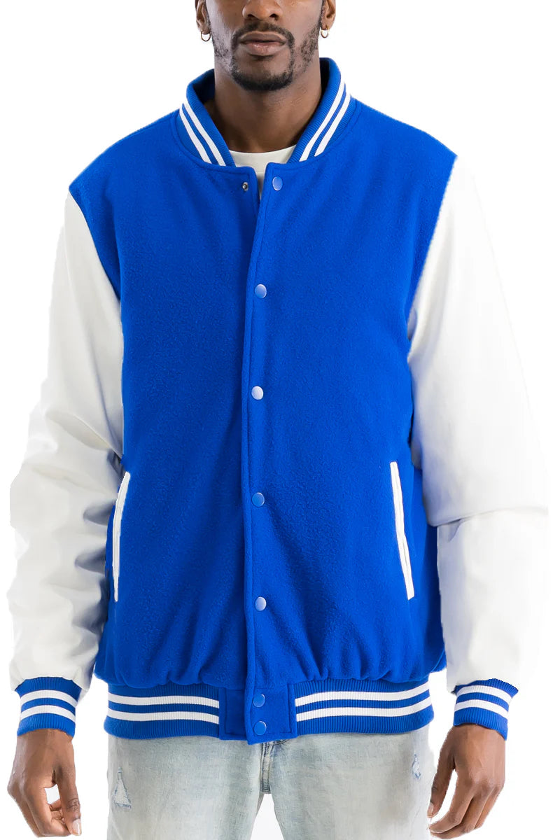 Melton Letterman Jacket - PureLove Designs LLC