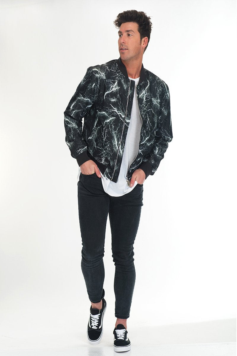 BOLT BOMBER JACKET - PureLove Designs LLC