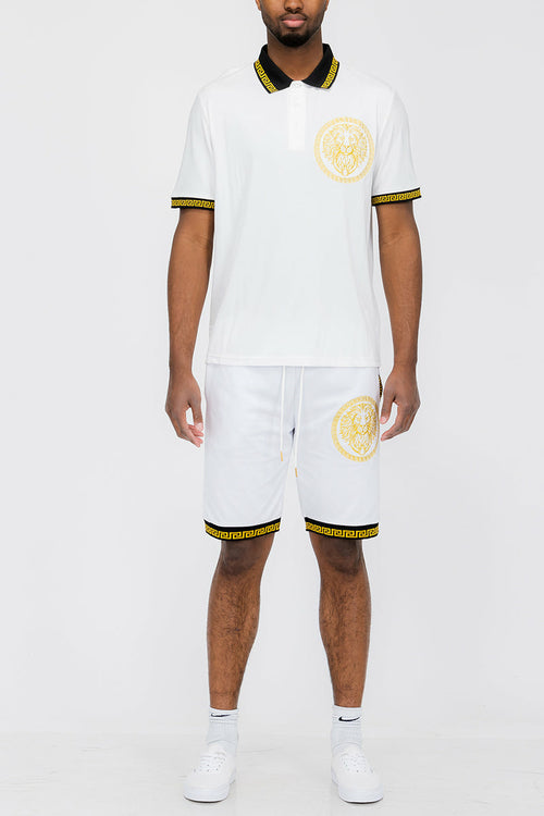 Lion Head Polo Short Set - PureLove Designs LLC