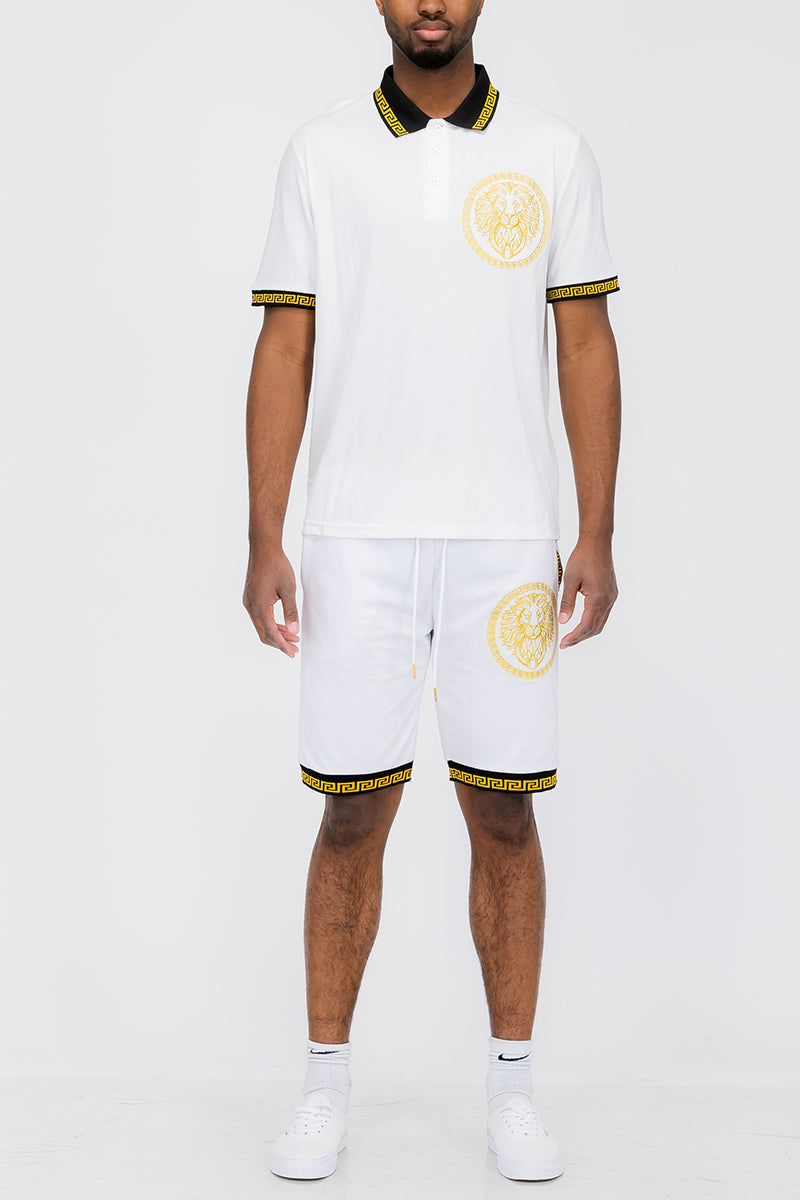 Lion Head Polo Short Set - PureLove Designs LLC