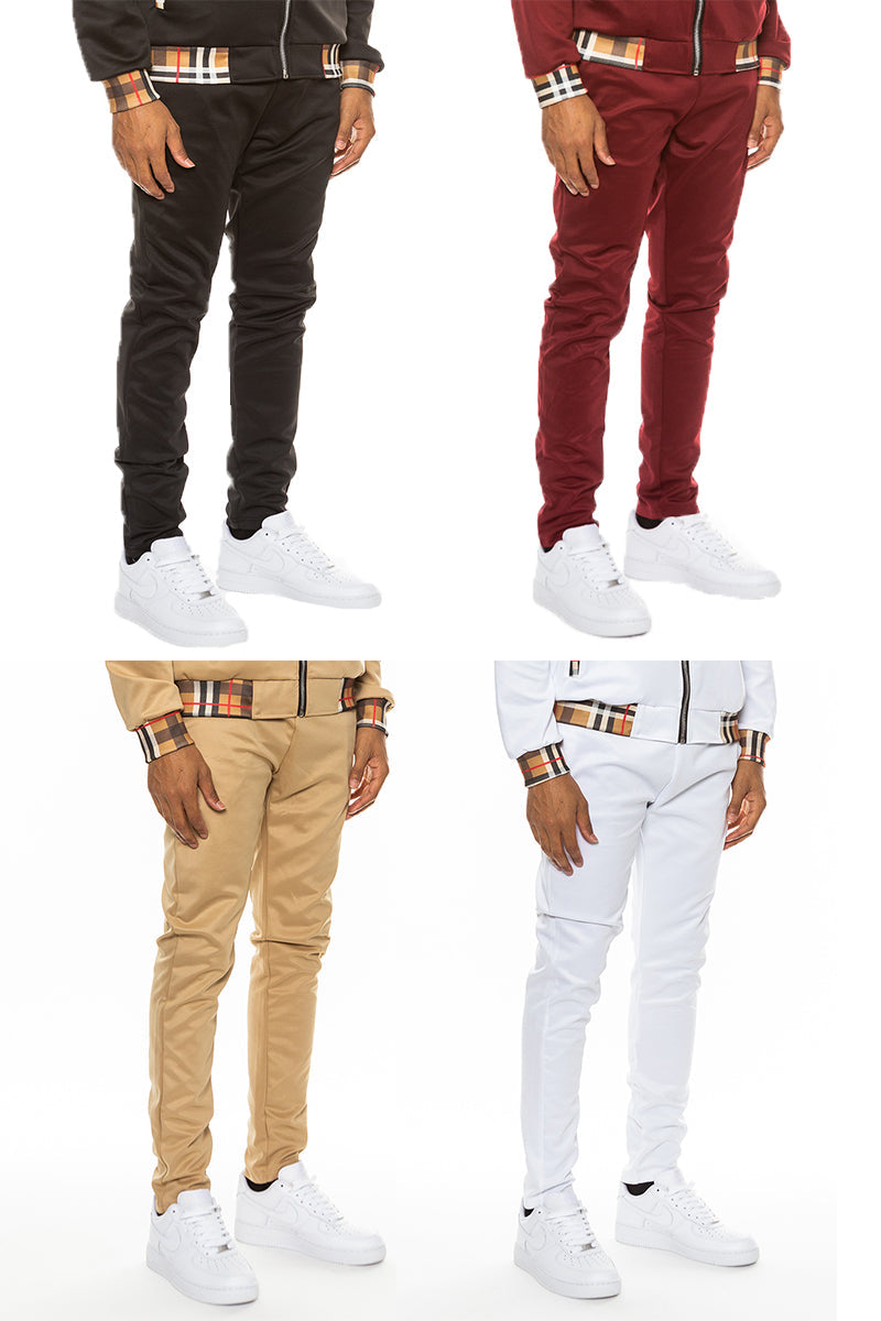 Checkered Detail Track Pant - PureLove Designs LLC