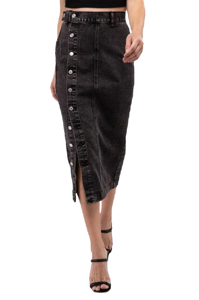 Midi Denim Skirt - PureLove Designs LLC