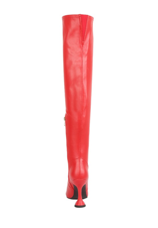 BRANDY OVER THE KNEE HIGH HEELED BOOTS - PureLove Designs LLC