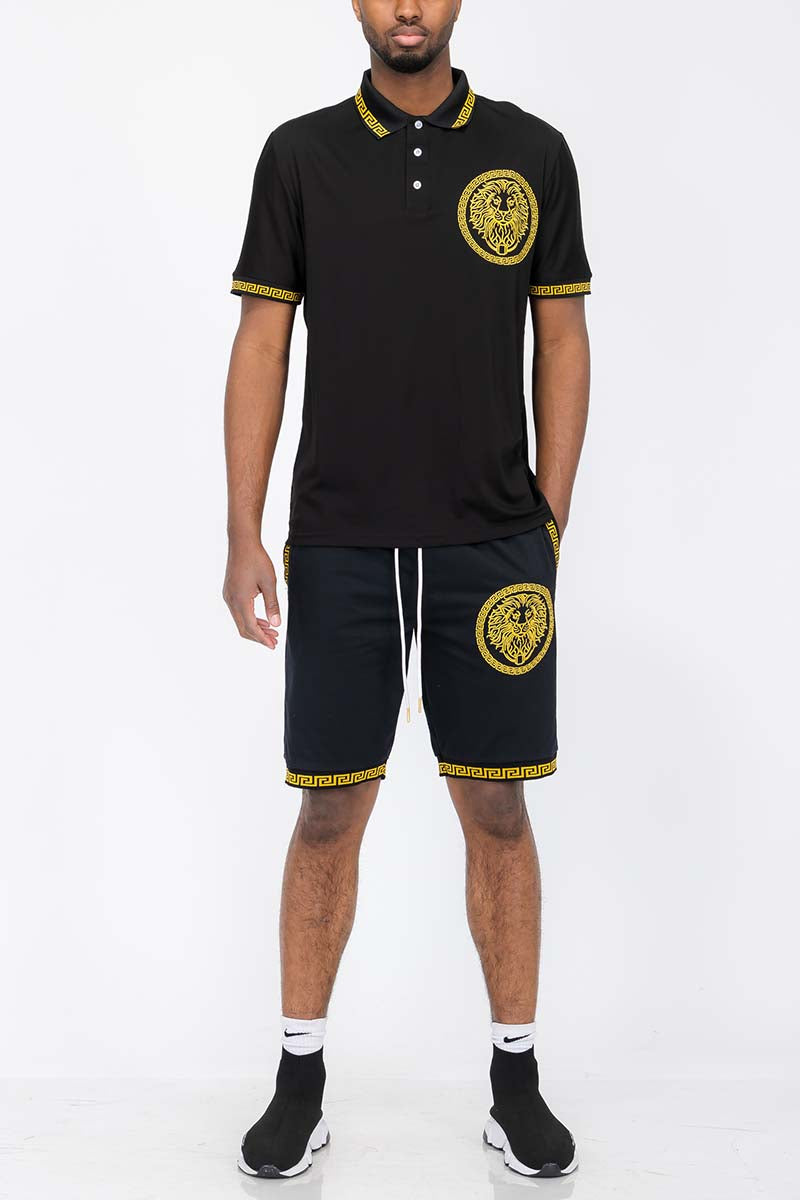 Lion Head Polo Short Set - PureLove Designs LLC