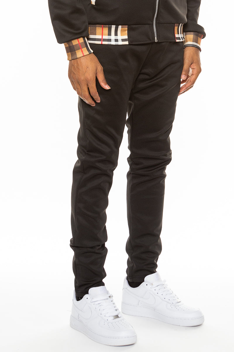 Checkered Detail Track Pant - PureLove Designs LLC