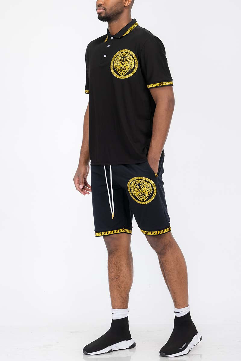 Lion Head Polo Short Set - PureLove Designs LLC