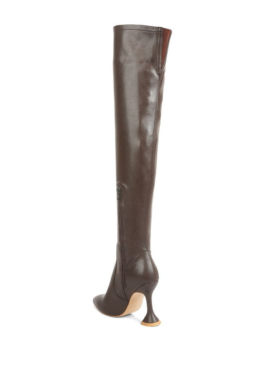 BRANDY OVER THE KNEE HIGH HEELED BOOTS - PureLove Designs LLC