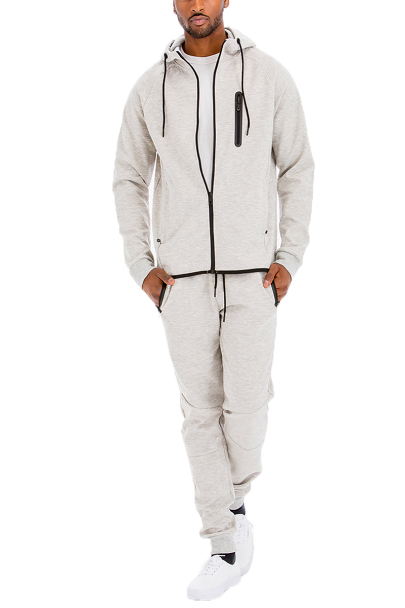 Dyanimc Tech Fleece Track Jacket Jogger Suit - PureLove Designs LLC