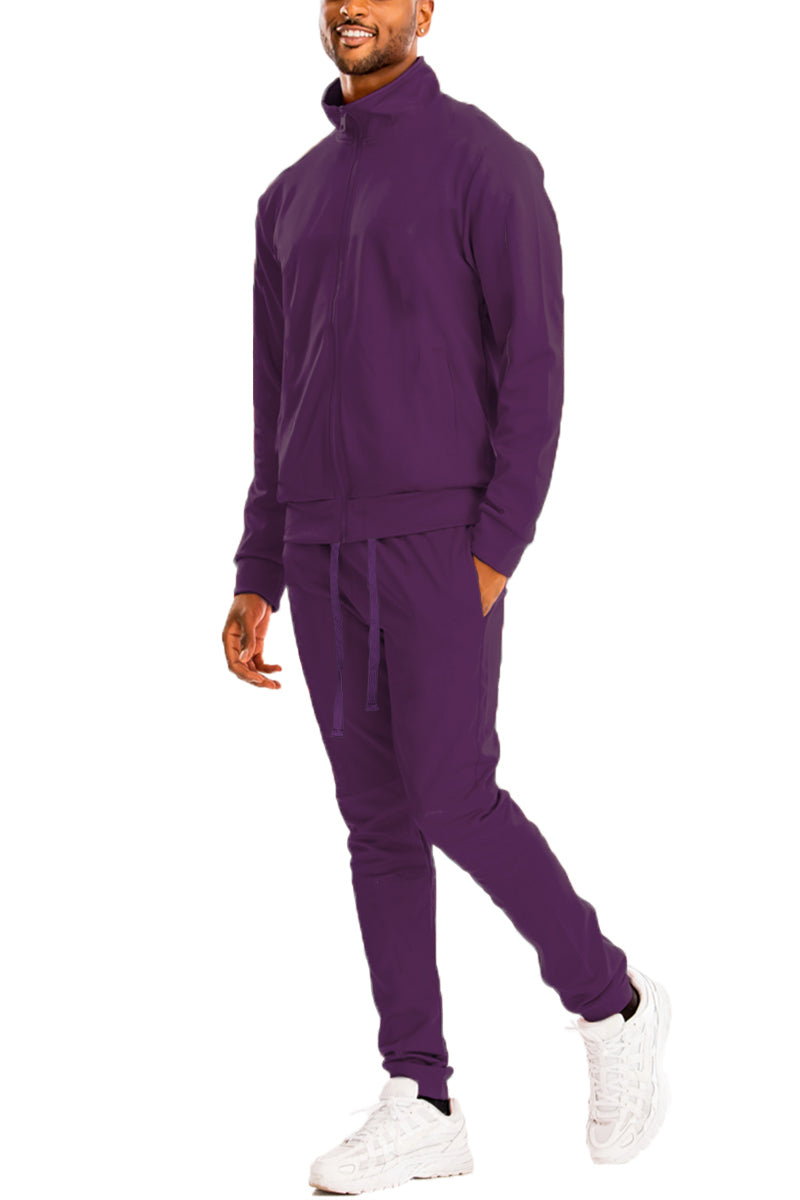 Solid Track Suit - Purple - PureLove Designs LLC