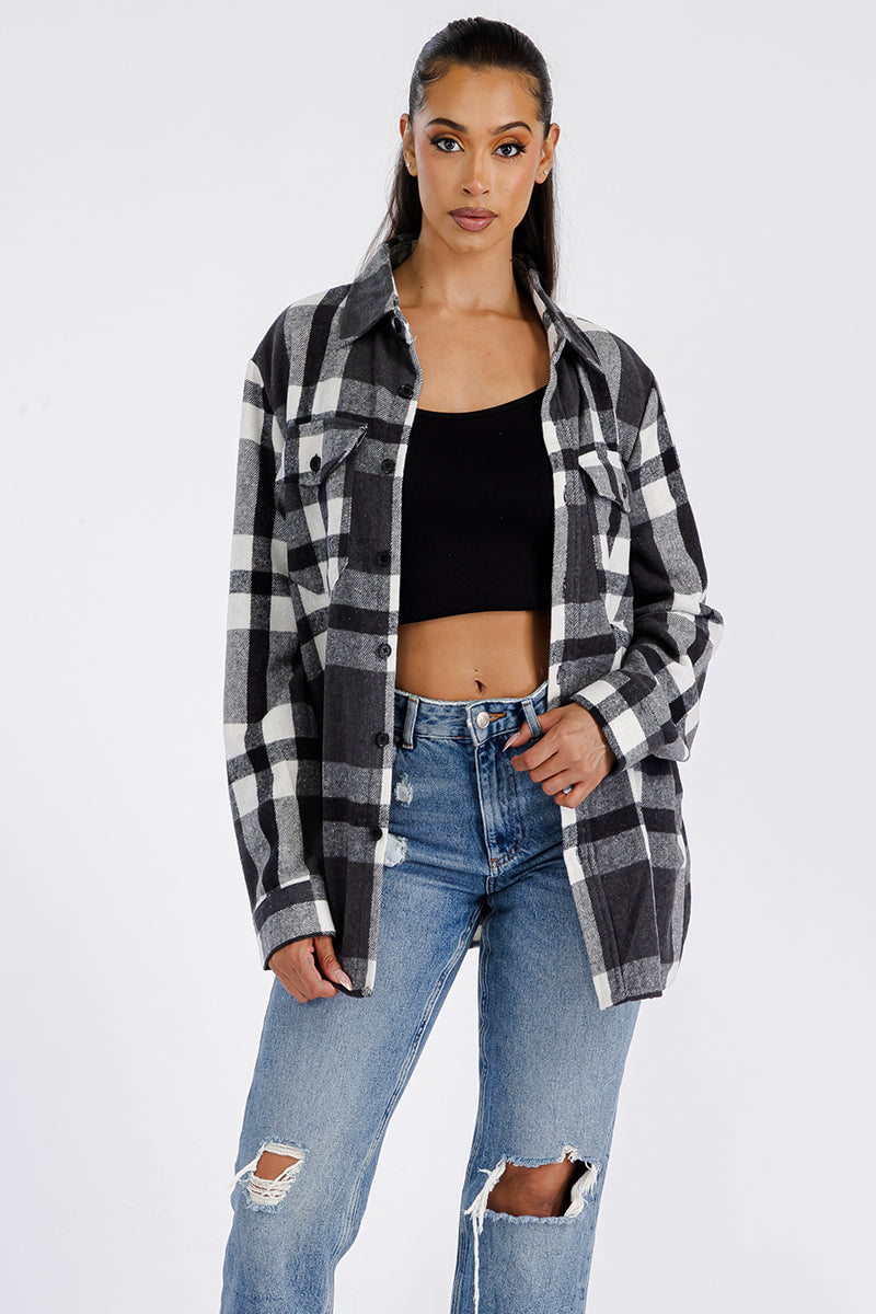 Boyfriend Oversized Soft Flannel Shacket - PureLove Designs LLC