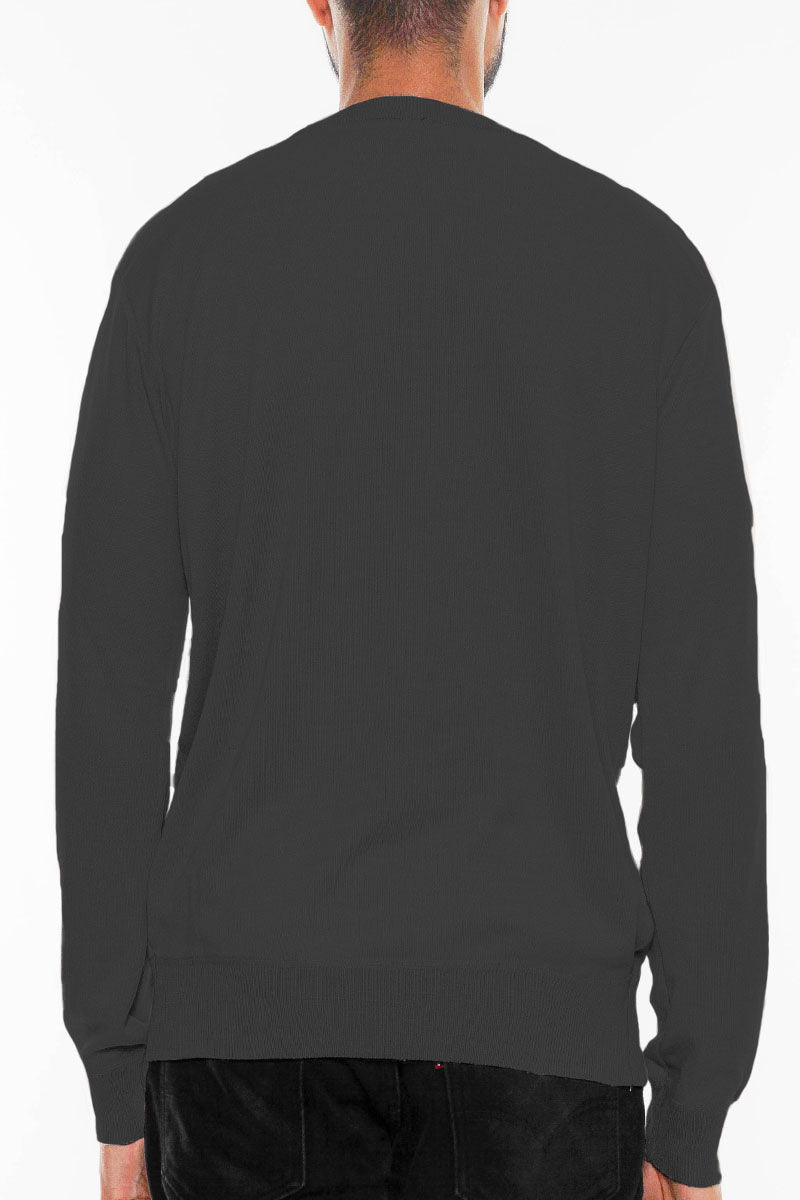 Solid Vneck Knit Pullover Sweater - PureLove Designs LLC