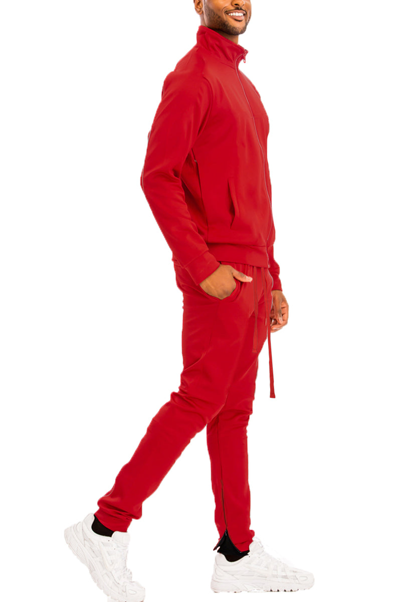 Solid Track Suit - Red - PureLove Designs LLC