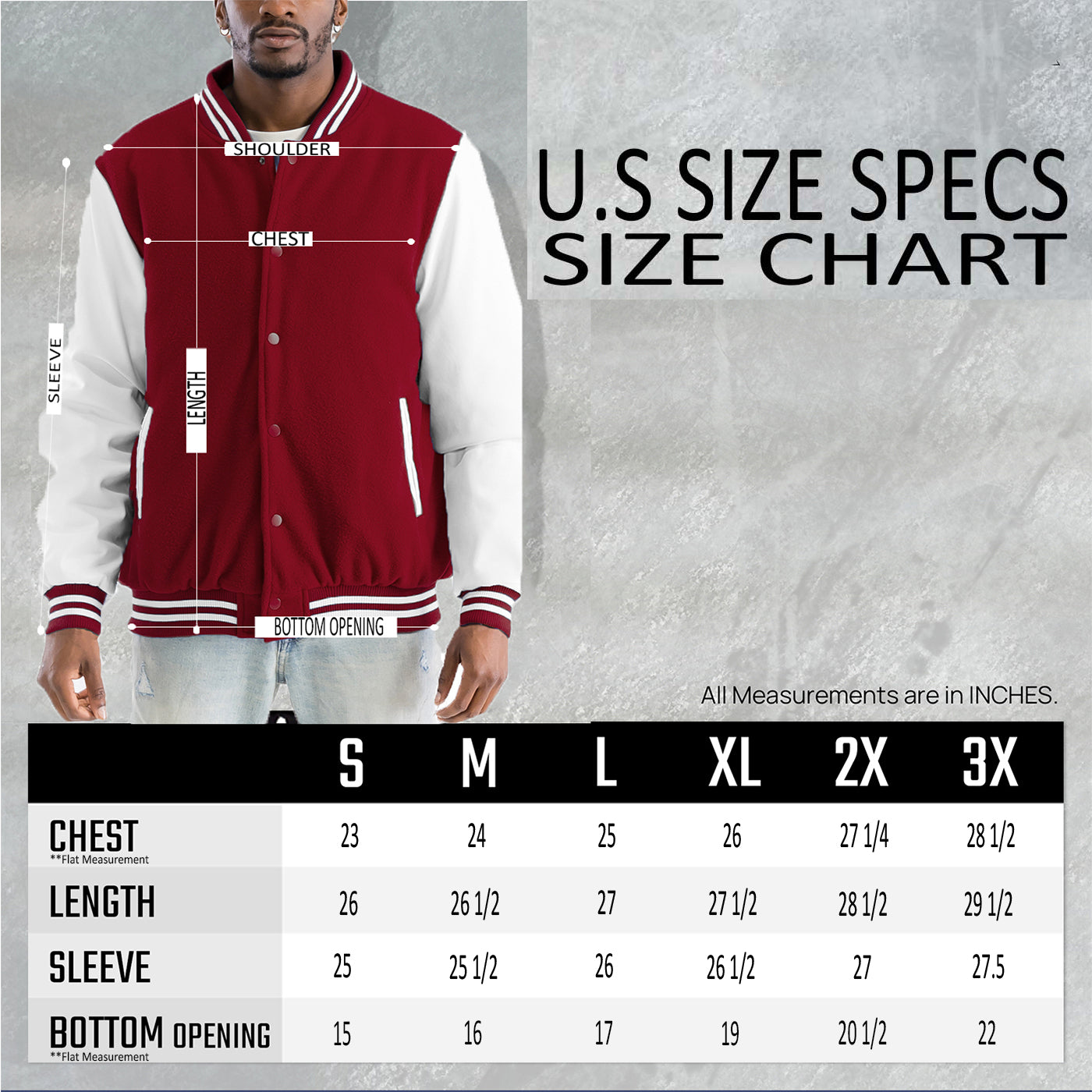 Melton Letterman Jacket - PureLove Designs LLC