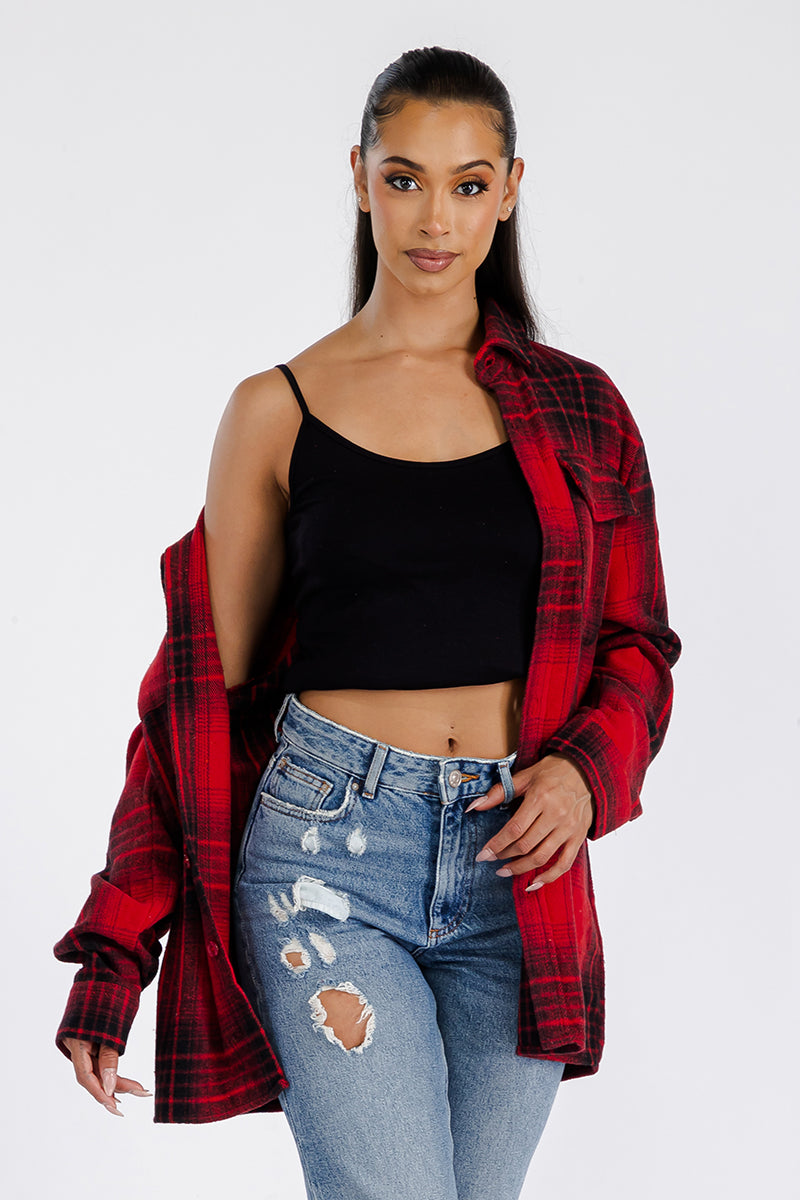 Boyfriend Oversized Soft Flannel Shacket - PureLove Designs LLC