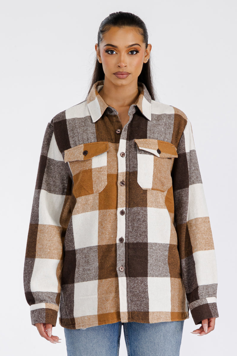 Boyfriend Oversized Soft Flannel Shacket - PureLove Designs LLC