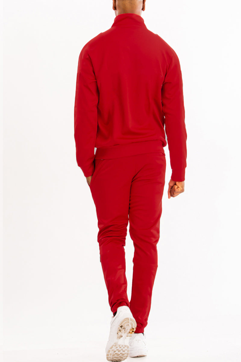 Solid Track Suit - Red - PureLove Designs LLC