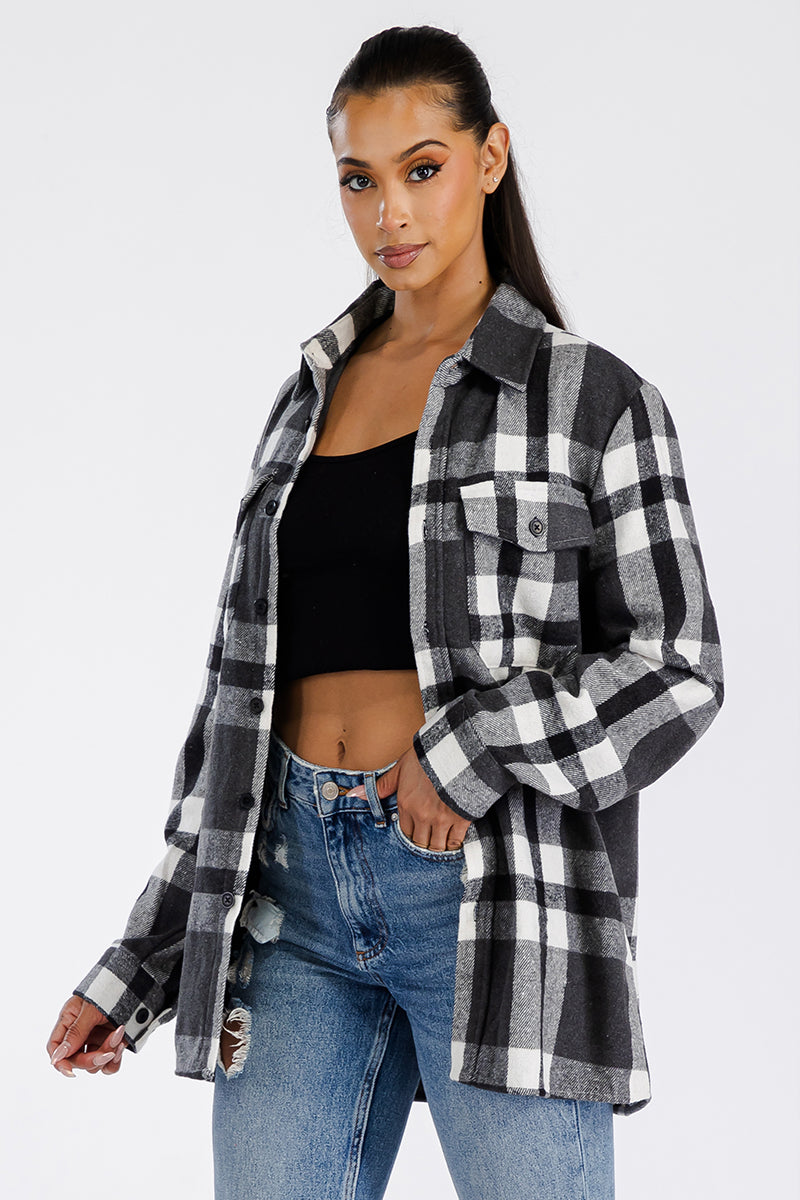 Boyfriend Oversized Soft Flannel Shacket - PureLove Designs LLC