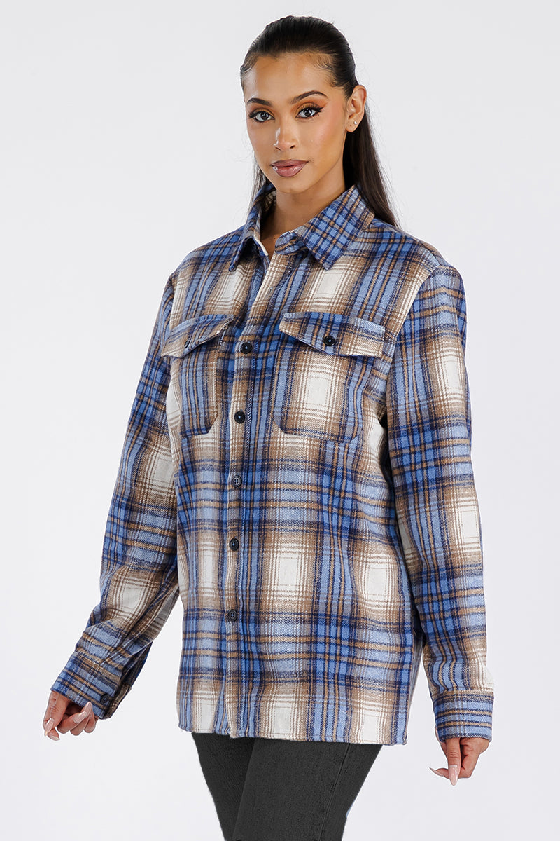 Boyfriend Oversized Soft Flannel Shacket - PureLove Designs LLC
