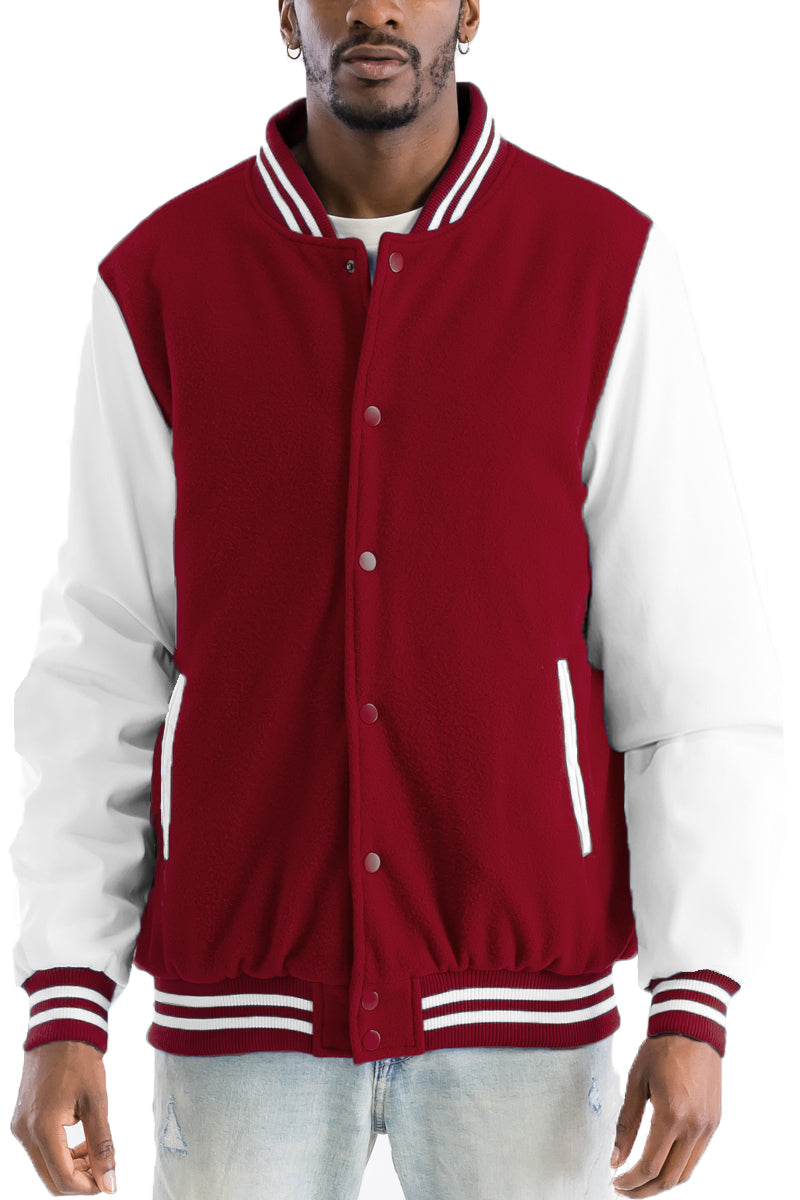 Melton Letterman Jacket - PureLove Designs LLC