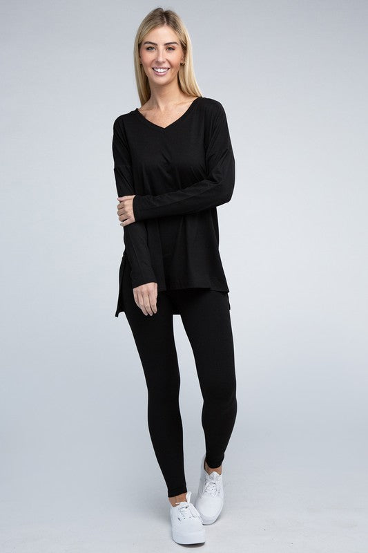 Brushed DTY Microfiber Loungewear Set - PureLove Designs LLC