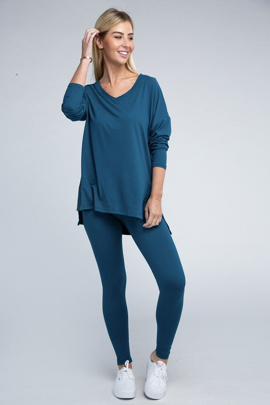 Brushed DTY Microfiber Loungewear Set - PureLove Designs LLC