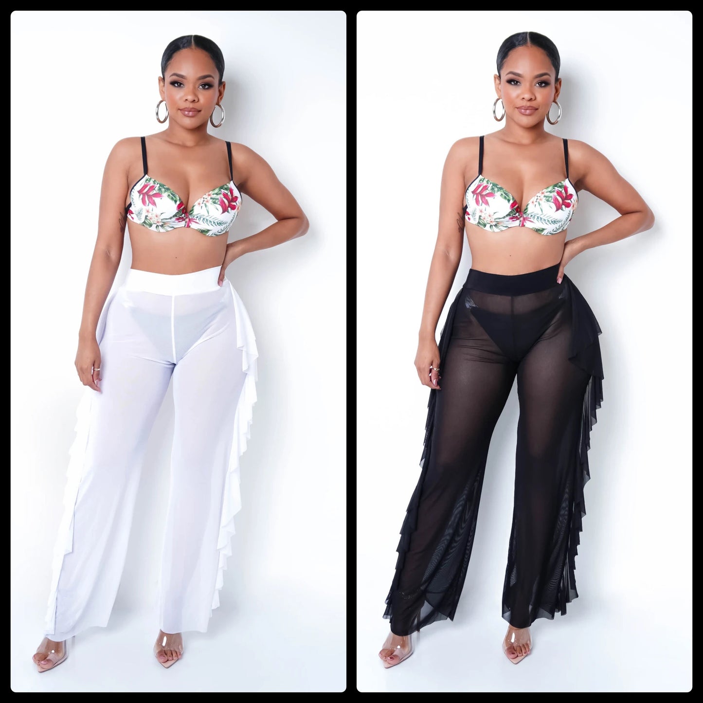 Sheer Swimsuit coverup / Sheer Pants / Sexy Pants - PureLove Designs LLC
