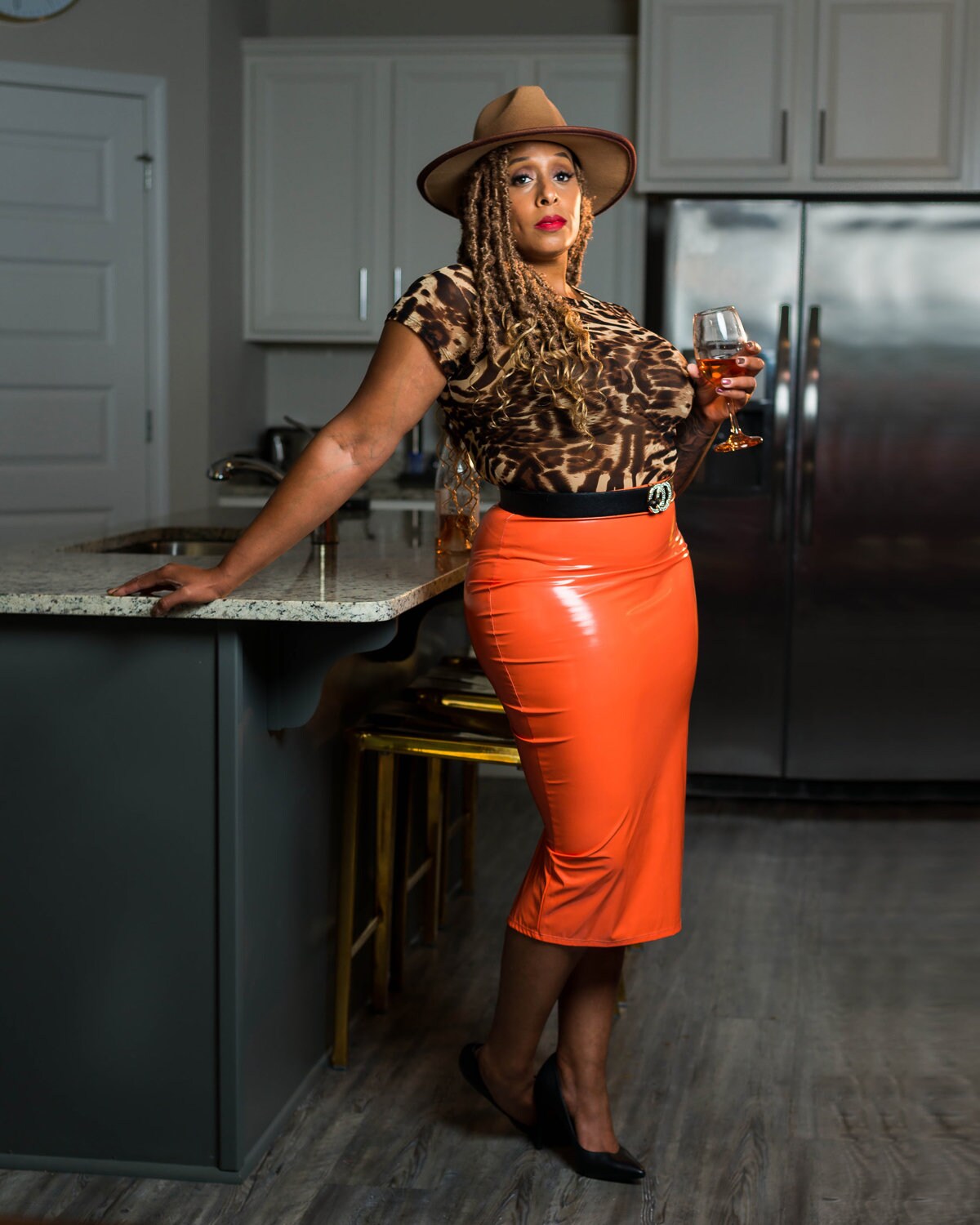 Leather Skirt / Pencil Skirt - PureLove Designs LLC