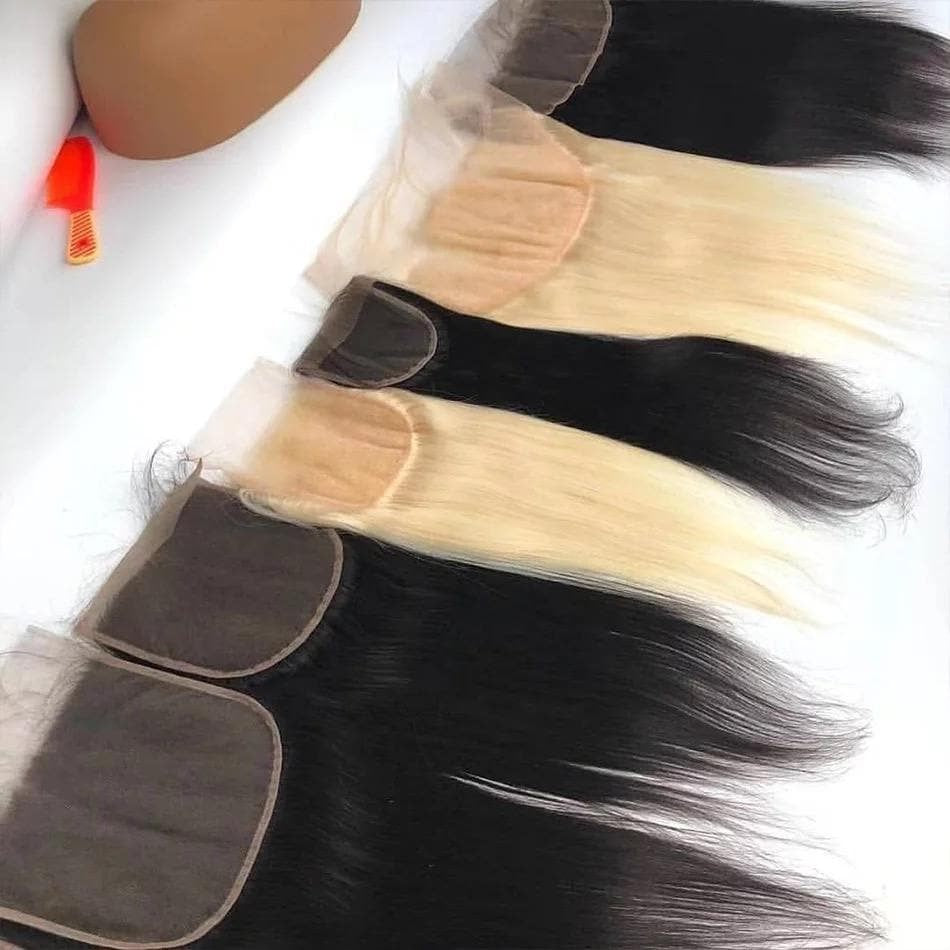 Premium Virgin Lace Closure with Preplucked Hairline - PureLove Designs LLC