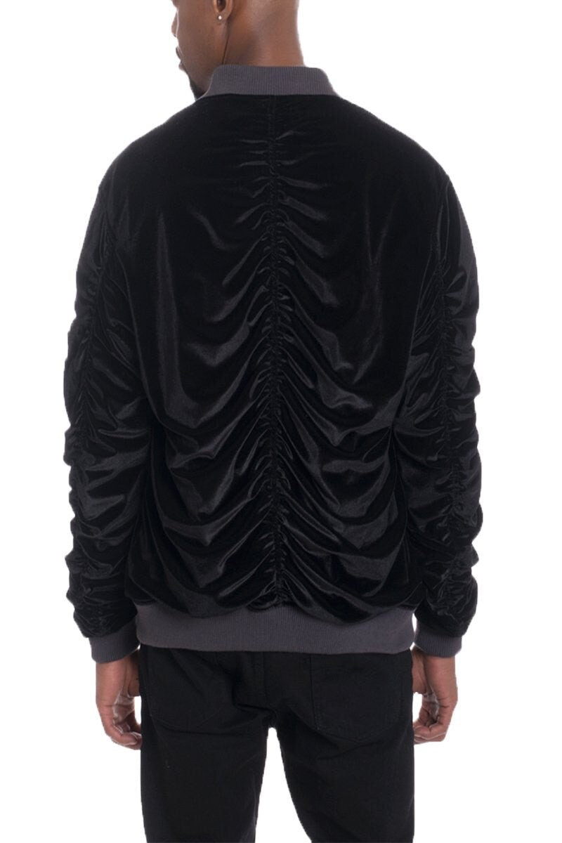 VELOUR BOMBER JACKET - PureLove Designs LLC