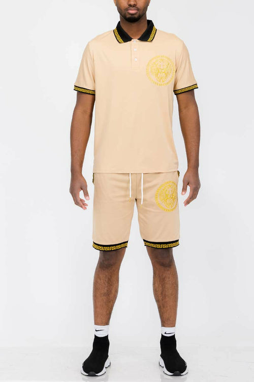 Lion Head Polo Short Set - PureLove Designs LLC