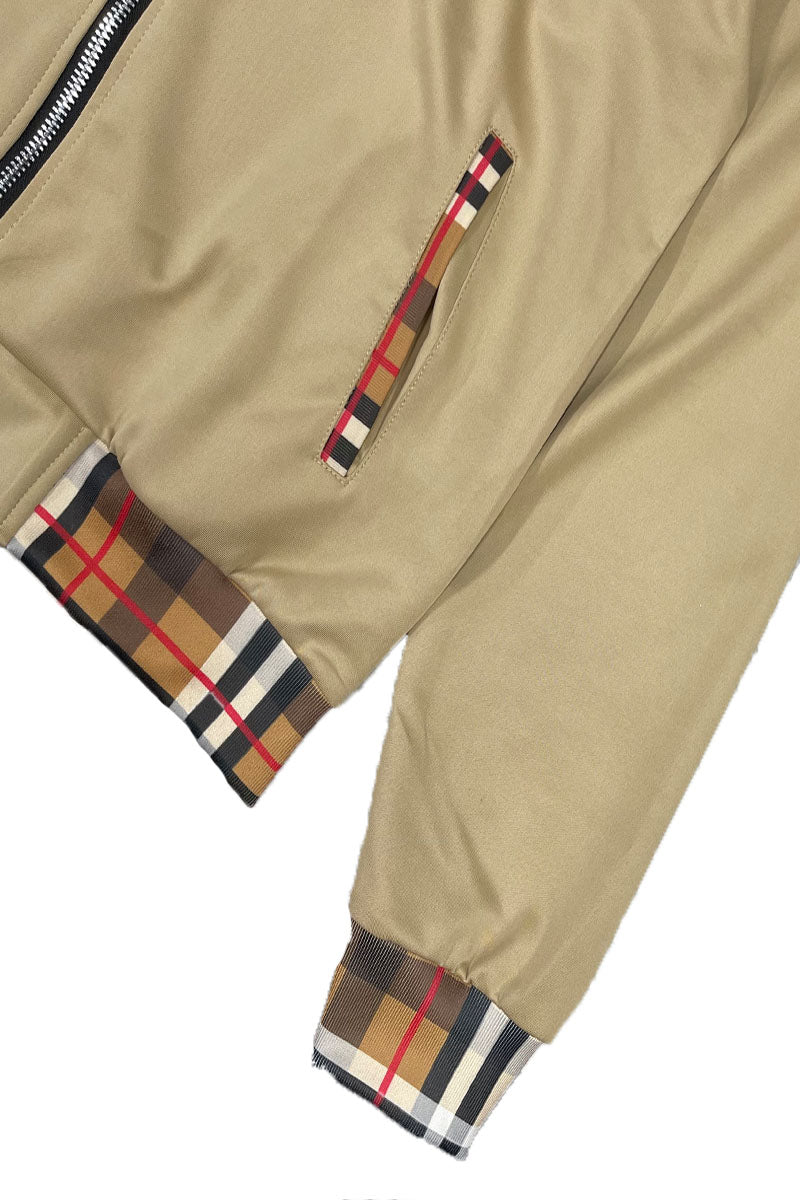 Checkered Detail Track Jacket Set (Black, White, Khaki, Burgundy) - PureLove Designs LLC