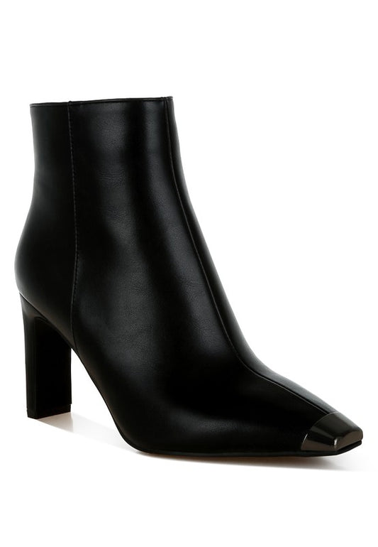 Orca Metallic Cap Toe Faux Leather Boots - PureLove Designs LLC