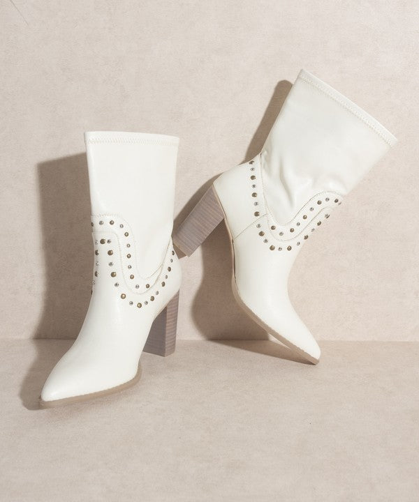 OASIS SOCIETY Paris - Studded Boots - PureLove Designs LLC