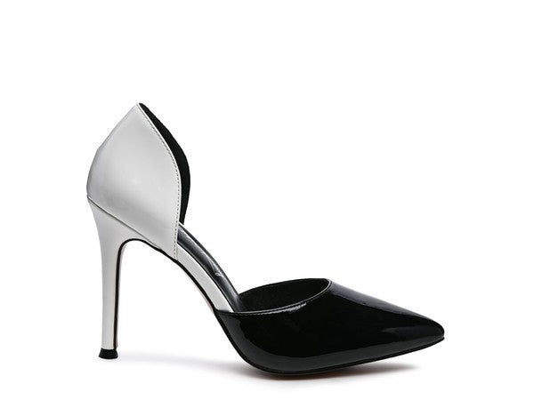 Candy Cane Patent Pu Slip On Stiletto Heels - PureLove Designs LLC