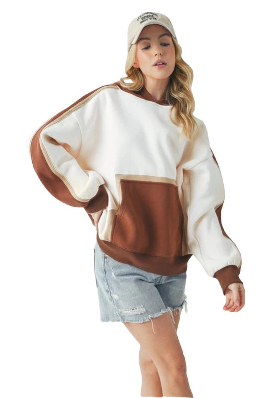 Kate Colorblock Hoodie - PureLove Designs LLC