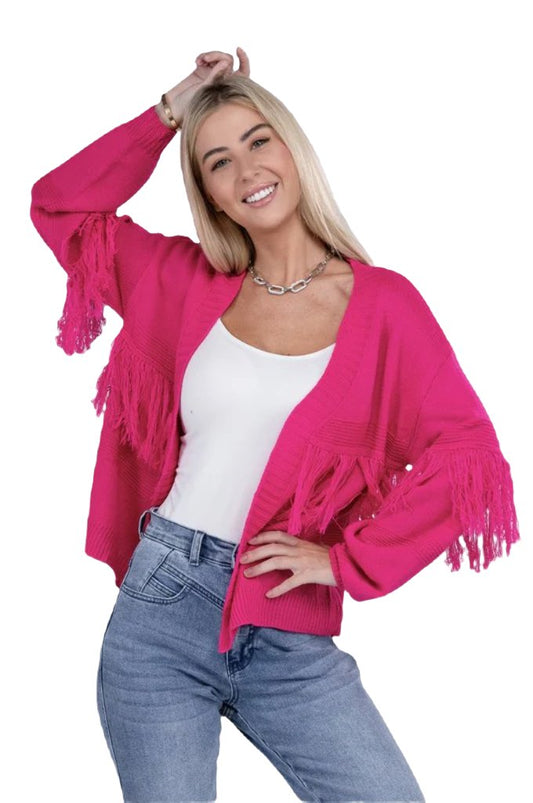 Tassel Open Cardigan - PureLove Designs LLC