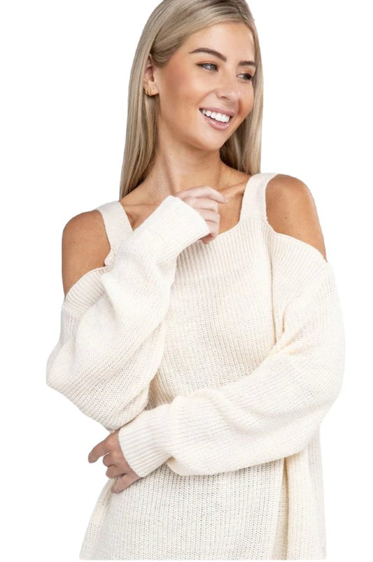Off The  Shoulder Sweater - PureLove Designs LLC