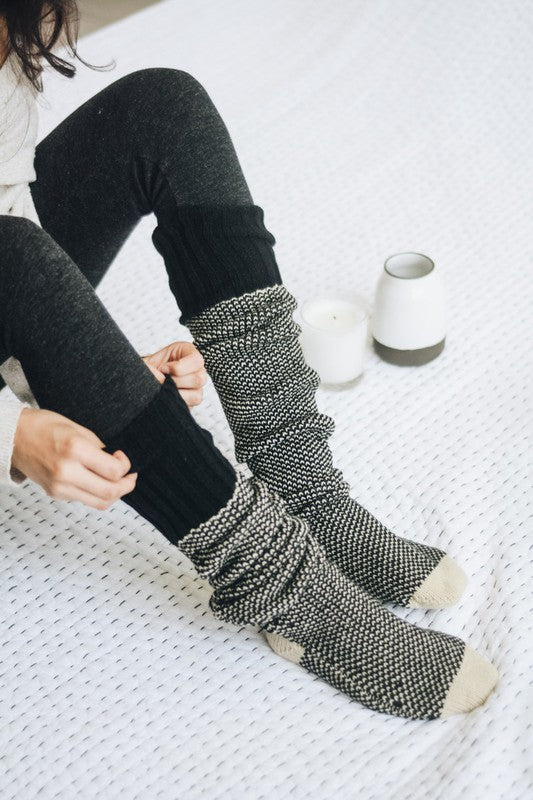 Knitted Lounge Socks - PureLove Designs LLC