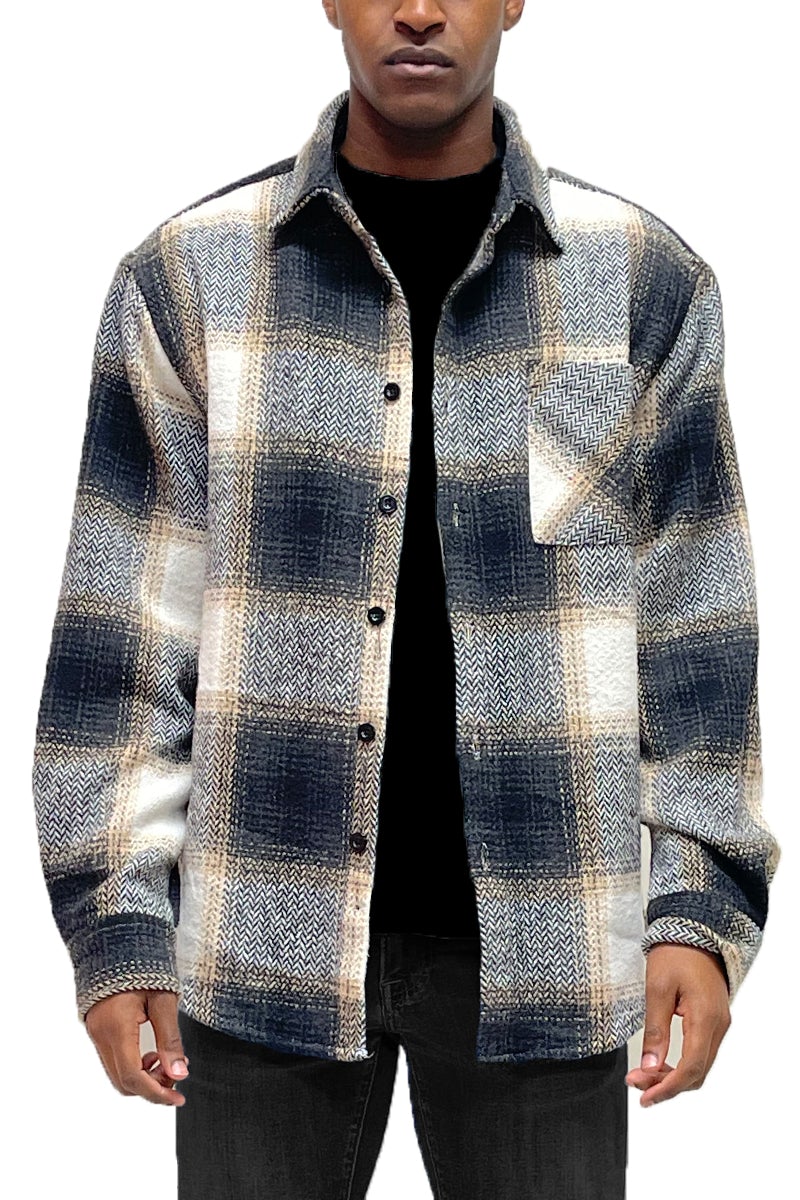 Flannel Combo Shacket - PureLove Designs LLC