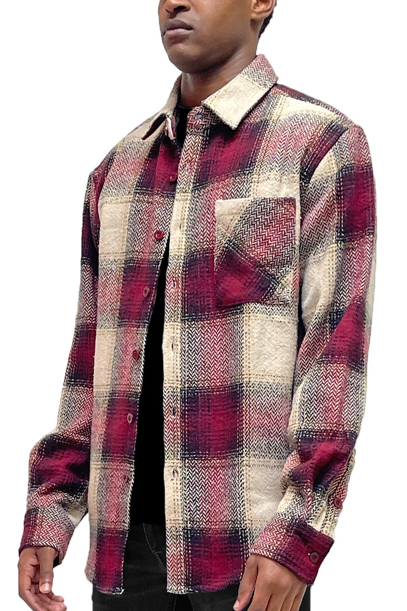 Flannel Combo Shacket - PureLove Designs LLC