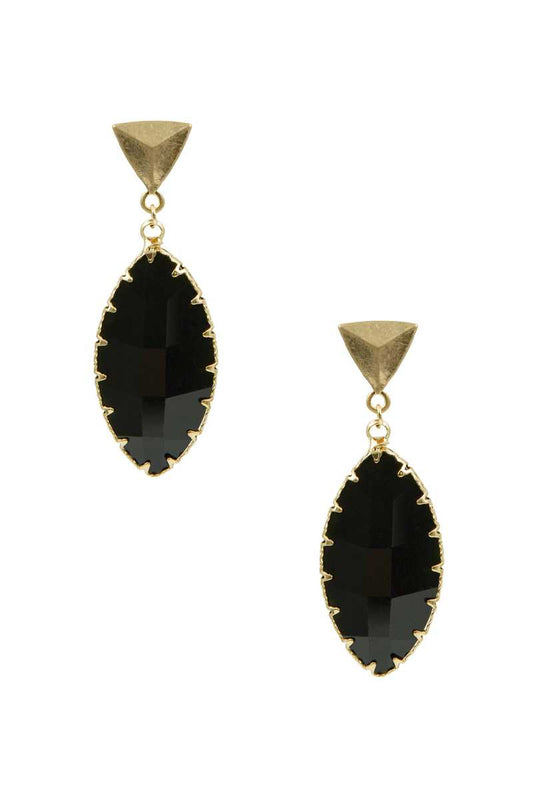 Triangle Resin Dangle Earring - PureLove Designs LLC