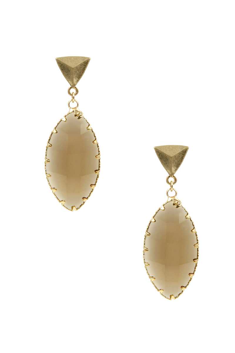 Triangle Resin Dangle Earring - PureLove Designs LLC