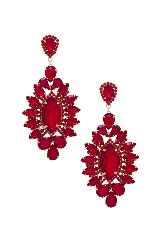 Marquise Rhinestone Dangle Earring - PureLove Designs LLC