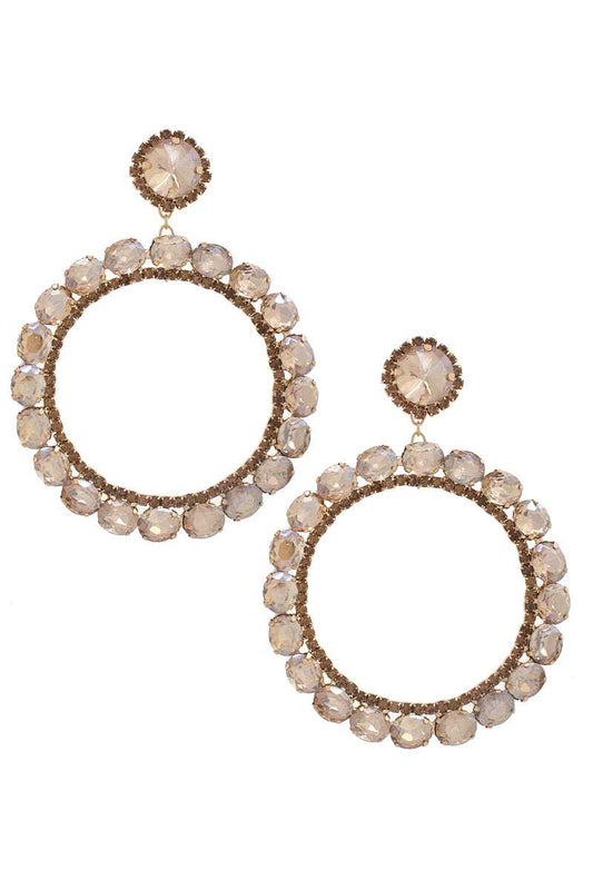 Rhinestone Dangle Earring - PureLove Designs LLC