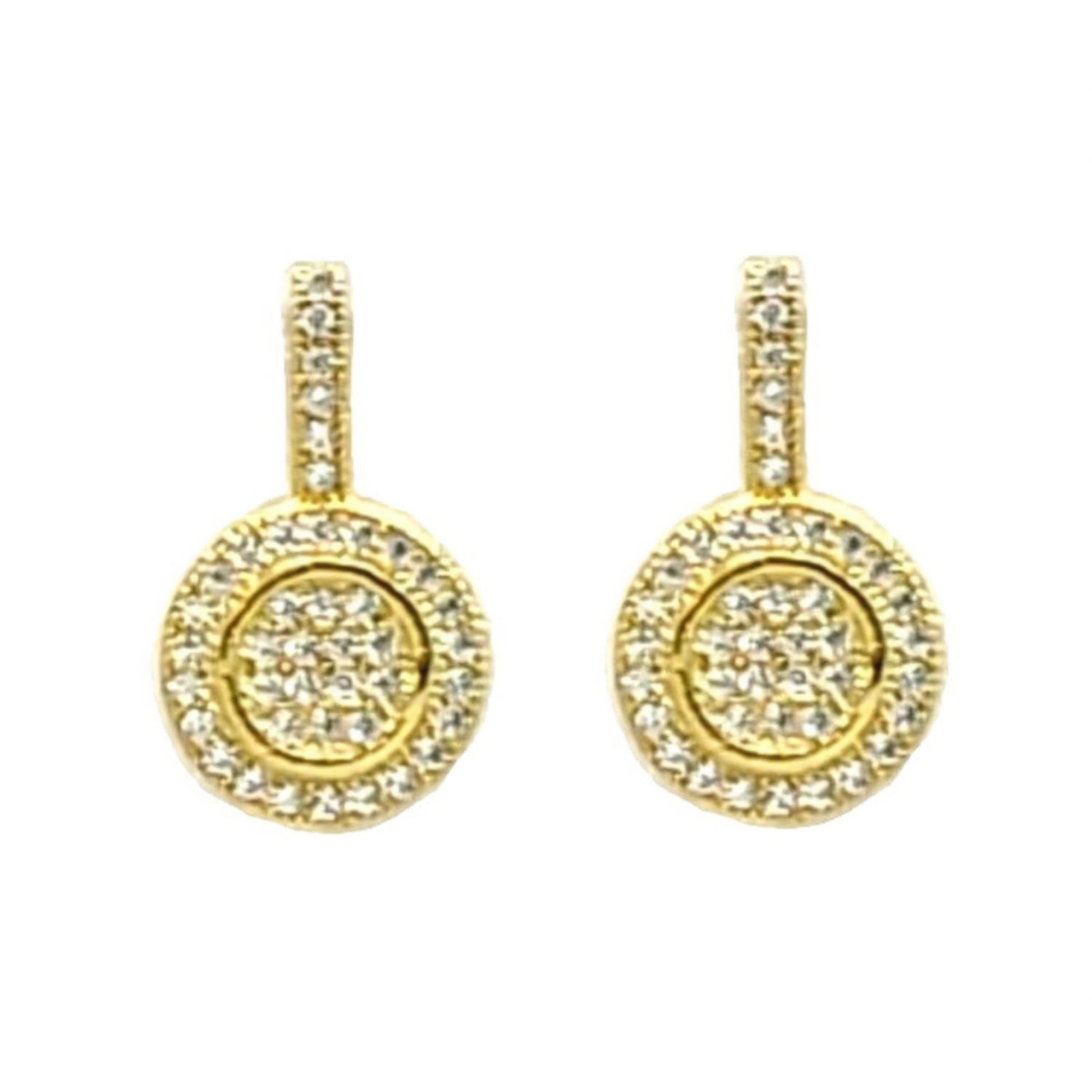 Round Crystal Earring - PureLove Designs LLC