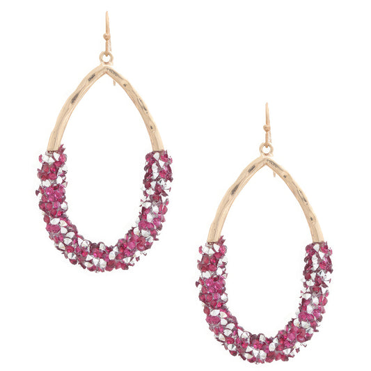 Beaded Teardrop Dangle Earring - PureLove Designs LLC